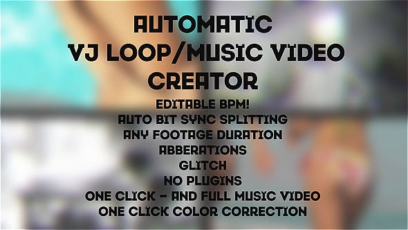 Automatic MusicVJ Loop Creator Toolkit - Download 12855840 Videohive