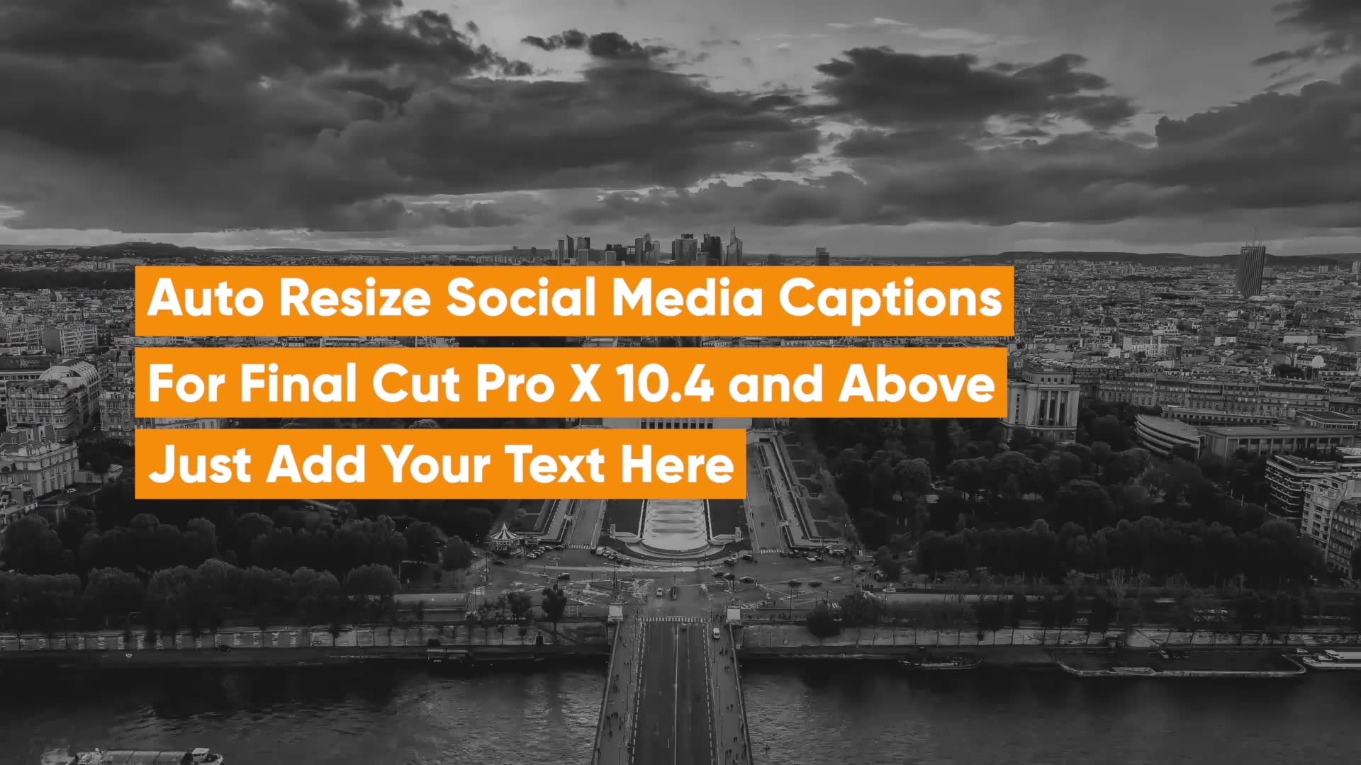 AutoResize Social Media Titles FCPX Videohive 38230667 Apple Motion Image 2