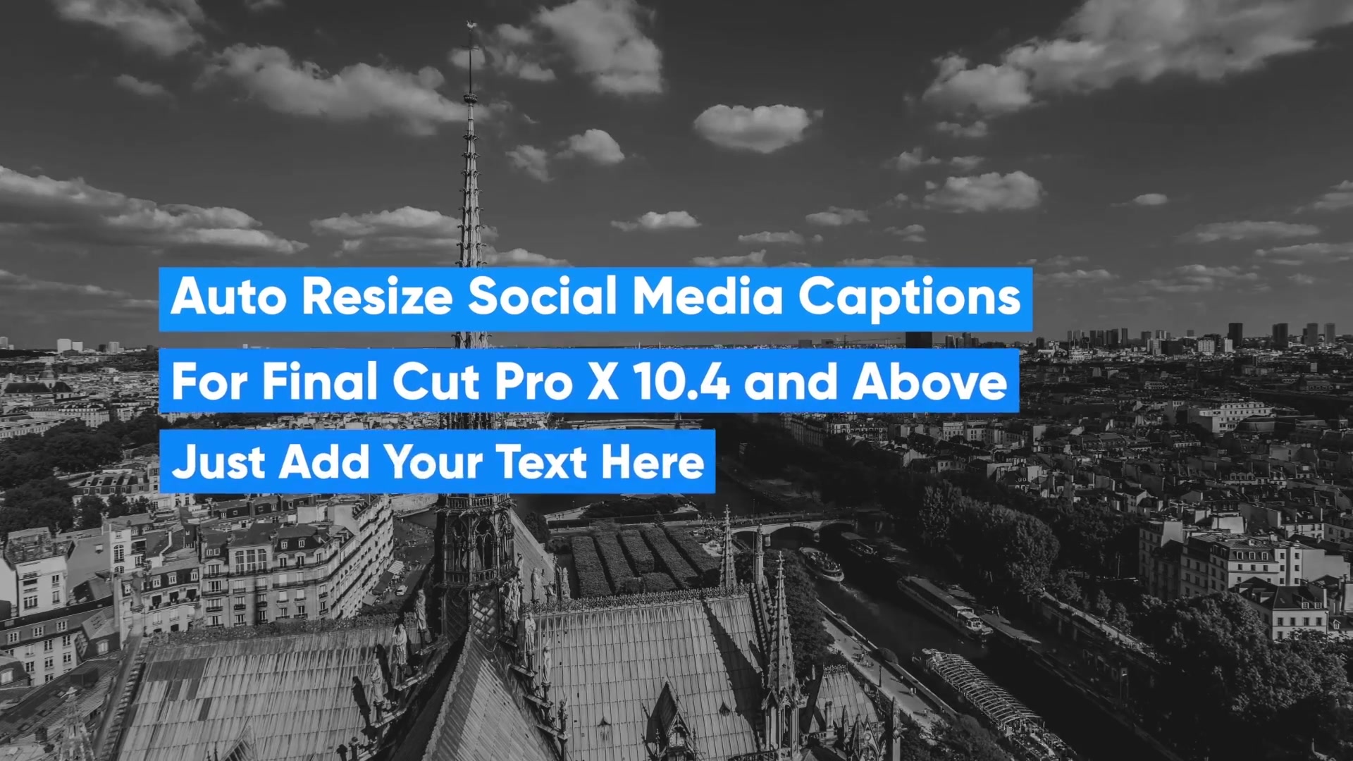 AutoResize Social Media Titles FCPX Videohive 38230667 Apple Motion Image 6