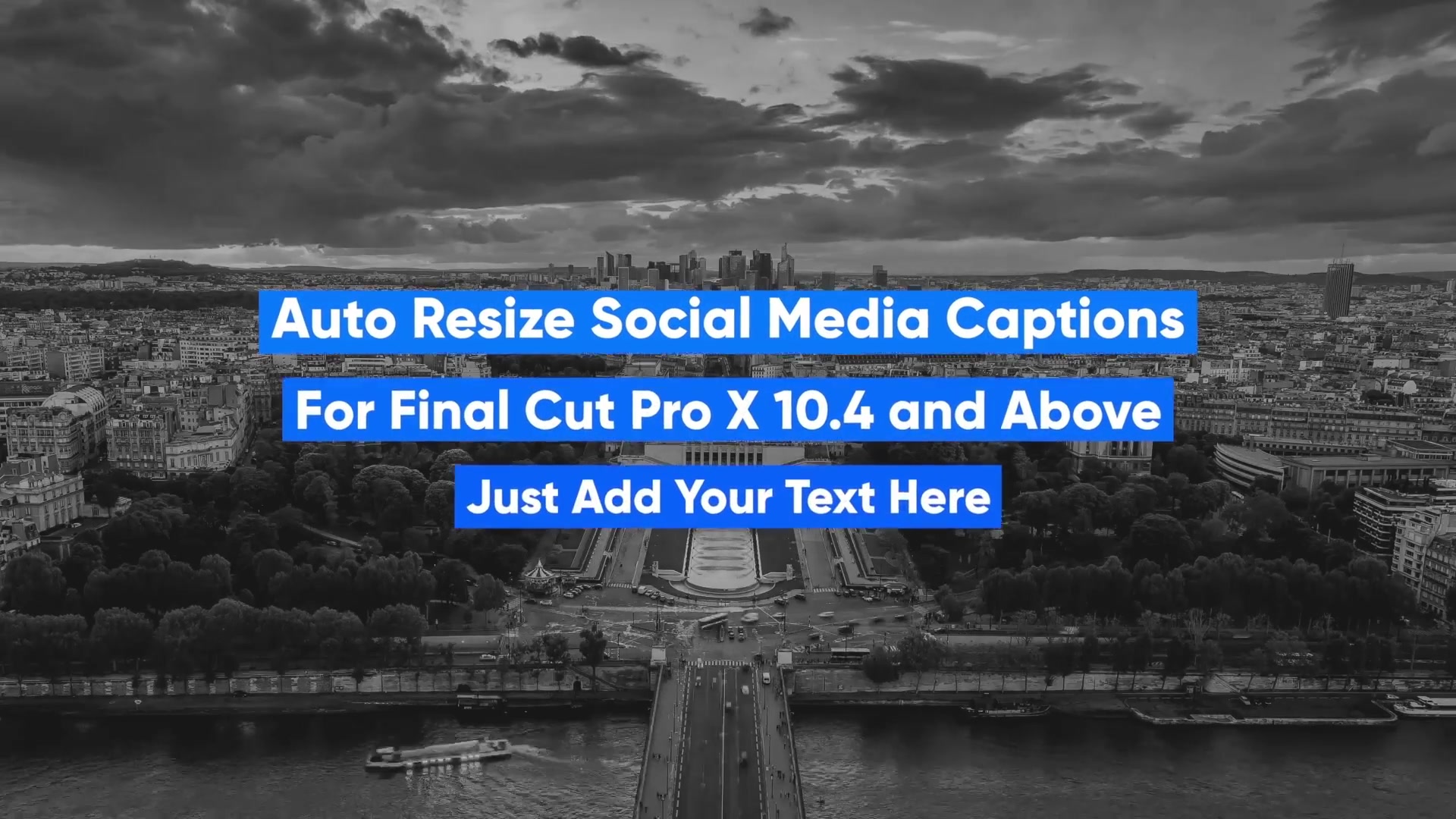 AutoResize Social Media Titles FCPX Videohive 38230667 Apple Motion Image 7
