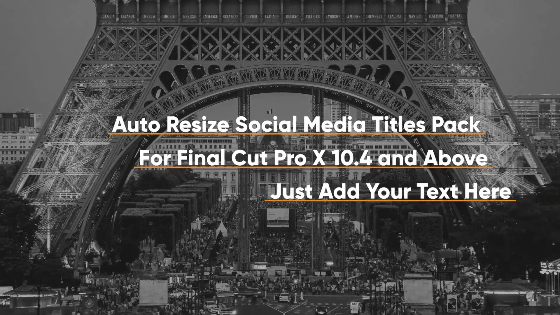 AutoResize Social Media Titles FCPX Videohive 38230667 Apple Motion Image 8