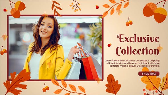 Autumn Fashion Sale Promo - Download 39610893 Videohive