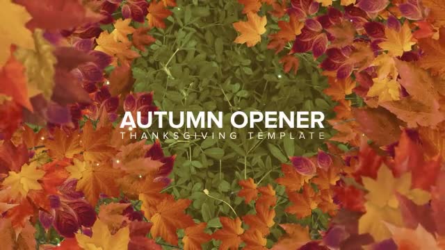 Autumn Opener Thanksgiving Videohive 34802477 After Effects Image 1