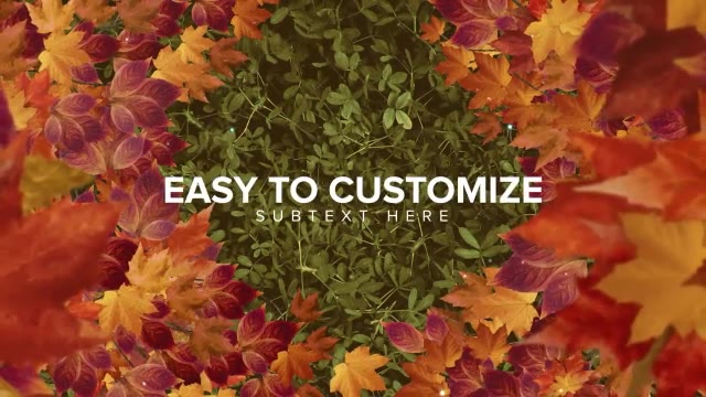 Autumn Opener Thanksgiving Videohive 34802477 After Effects Image 2