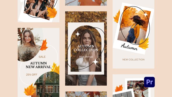 Autumn Sale Instagram Stories for Premiere Pro - Download Videohive 33812640