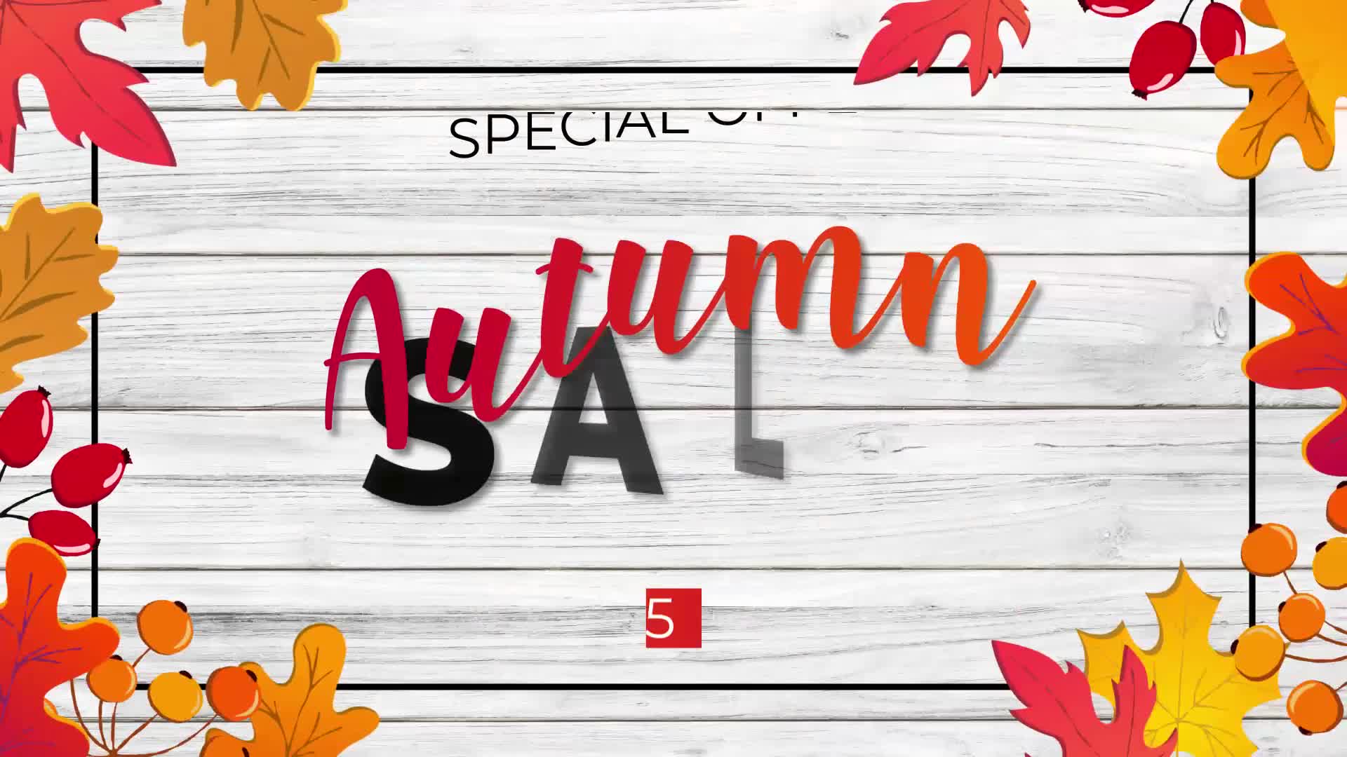 Autumn SALE Promo Videohive 24485329 After Effects Image 2