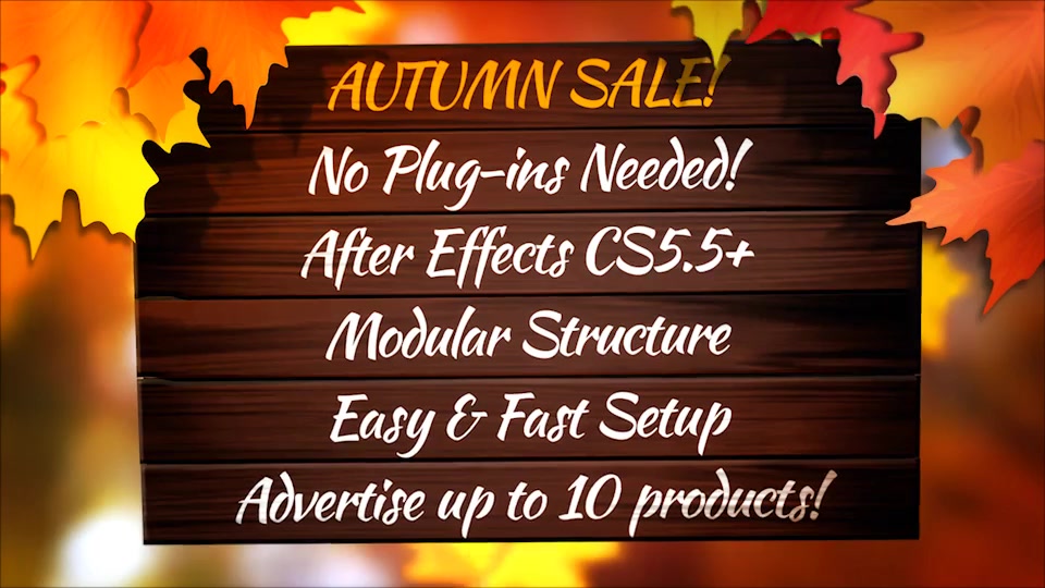 Autumn Sale! Videohive 20511713 After Effects Image 6