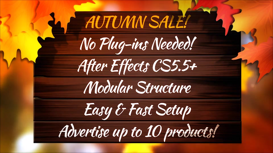 Autumn Sale! Videohive 20511713 After Effects Image 7