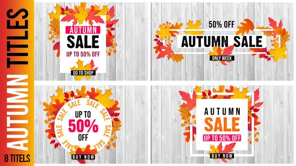 Autumn Titles - 24542668 Download Videohive