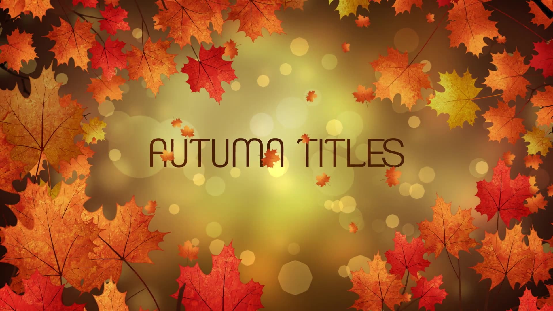 Autumn Titles Apple Motion Videohive 28385147 Apple Motion Image 6