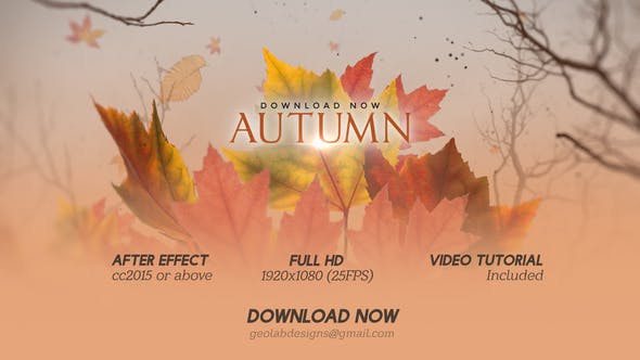 Autumn Titles - Download Videohive 34094241