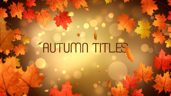 Autumn Titles - Videohive Download 24779626