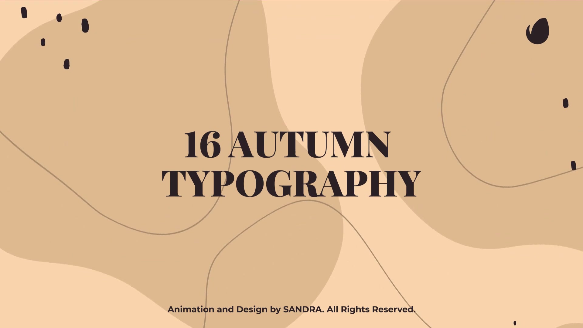 Autumn Typography Videohive 34525489 After Effects Image 11