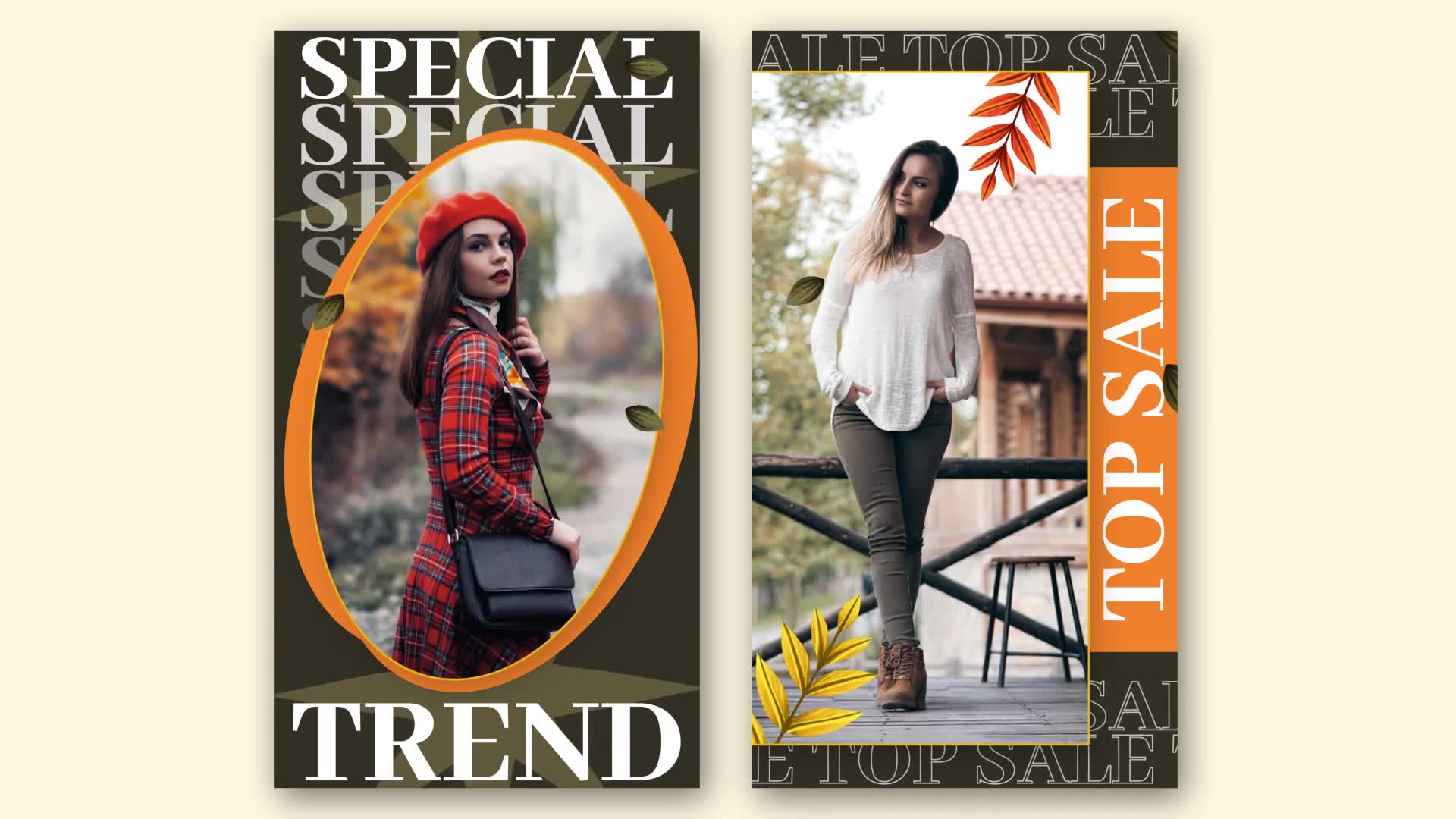 Autumn Vibes Sale Promo | Instagram Story Pack Videohive 34371619 After Effects Image 7