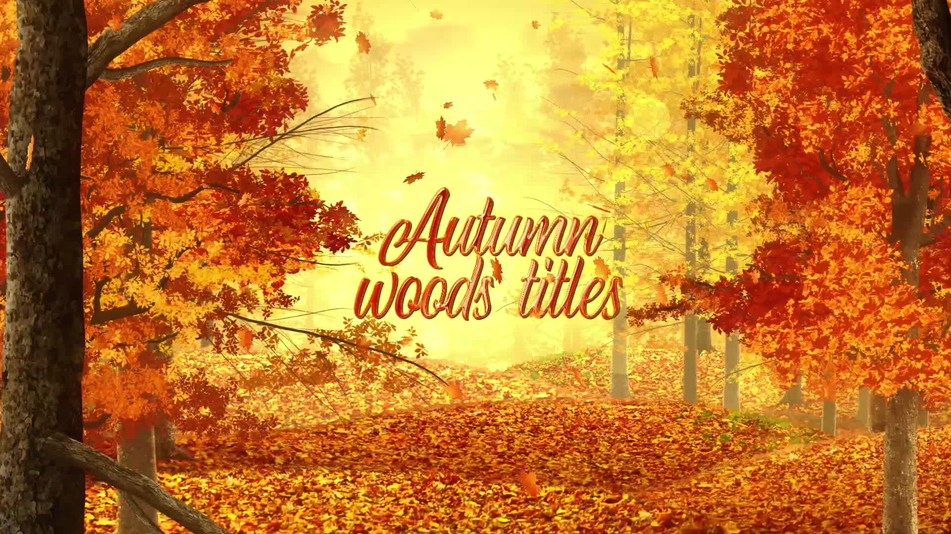 Autumn Woods Titles Premiere Pro Videohive 34323477 Premiere Pro Image 6