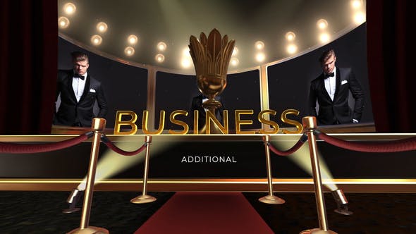 Award Ceremony 5 Trophies - 35838318 Download Videohive
