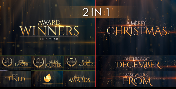 Award Winners & Christmas Message - Download Videohive 19051261