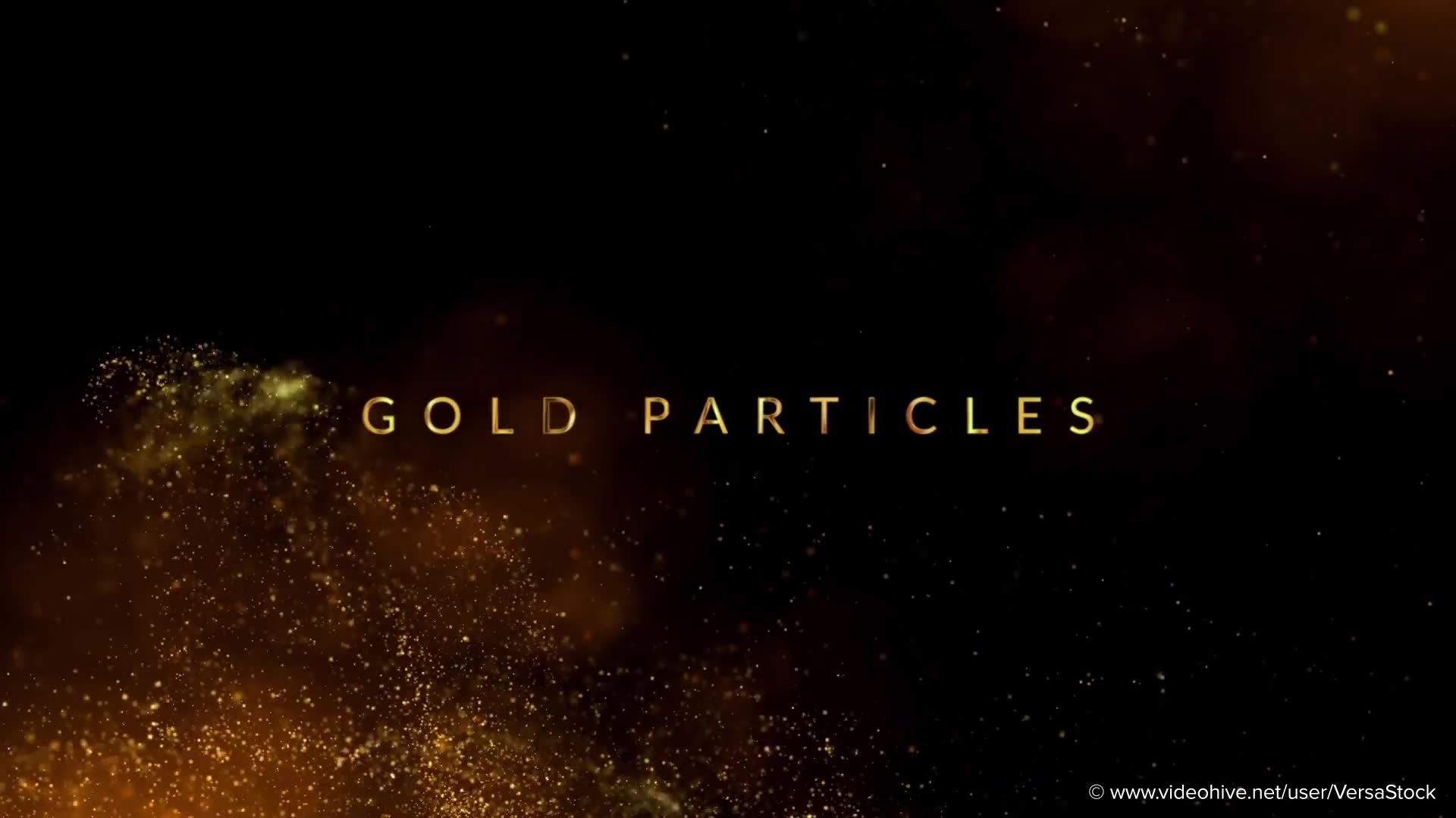Awards 4K Golden Glitter Particles Titles Videohive 24982436 After Effects Image 2
