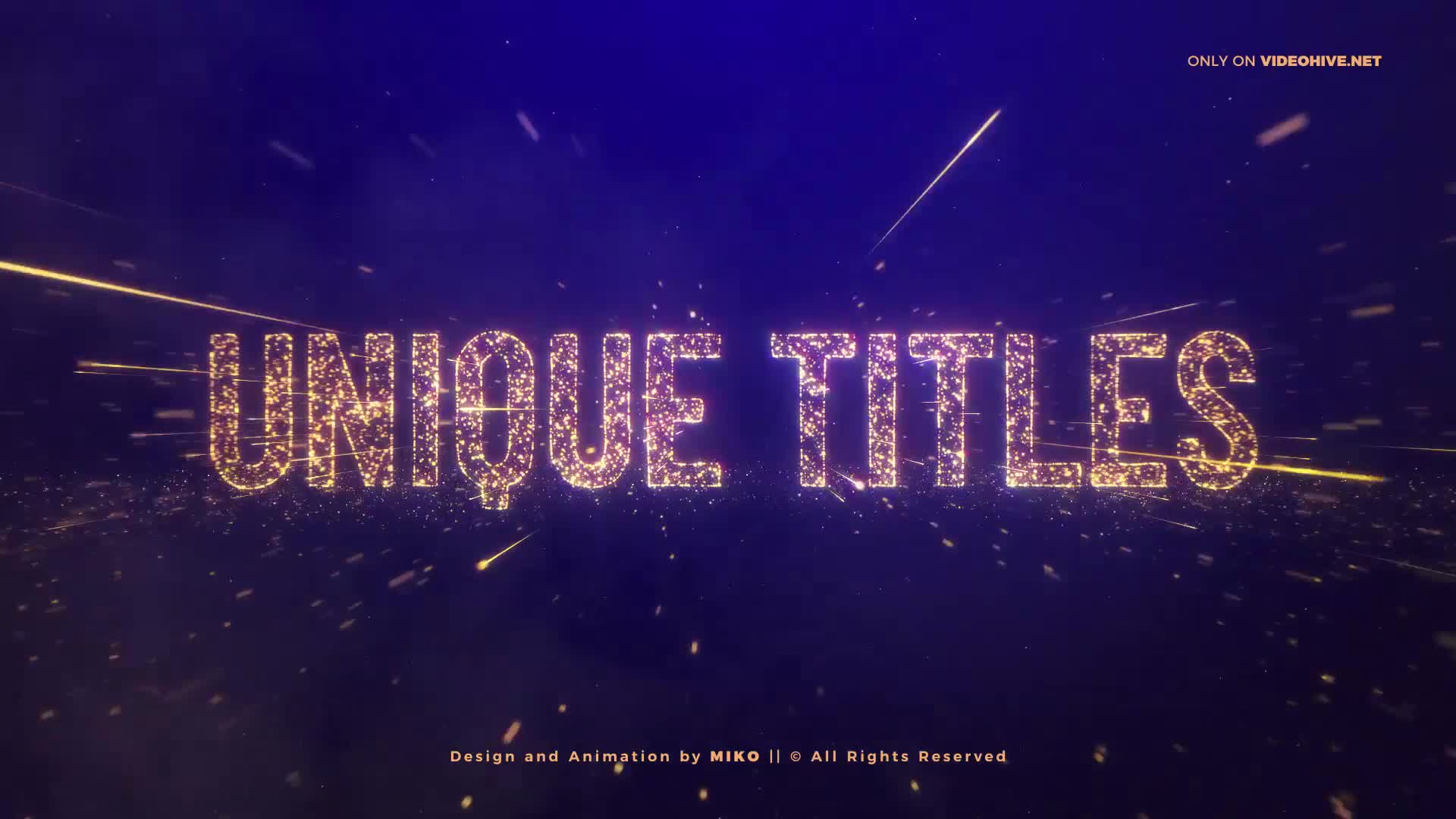 Awards Gold Particles Titles Videohive 24513891 After Effects Image 1