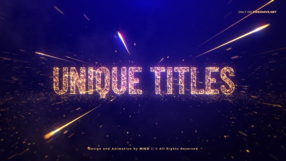 Awards Gold Particles Titles - 24513891 Download Videohive