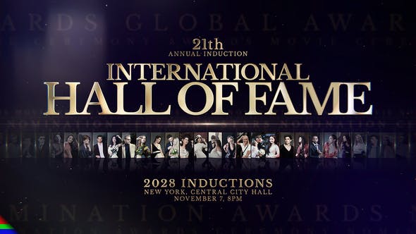 Awards | Hall of Fame - Download 29742757 Videohive