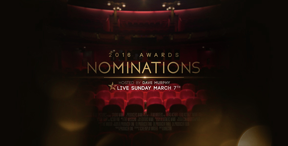 Awards Nominations Promo - Download Videohive 15437335