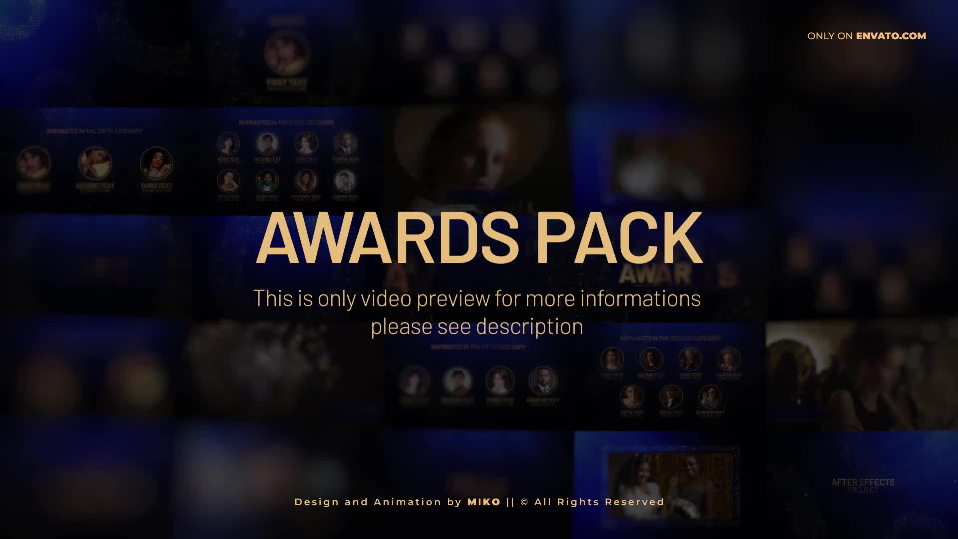 Awards Pack Videohive 34003220 After Effects Image 1