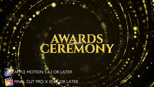 Awards Show Opener Apple Motion - 28227753 Download Videohive