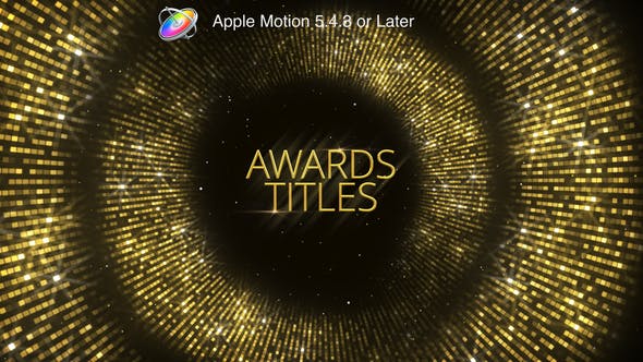 Awards Titles Apple Motion - 24535675 Download Videohive