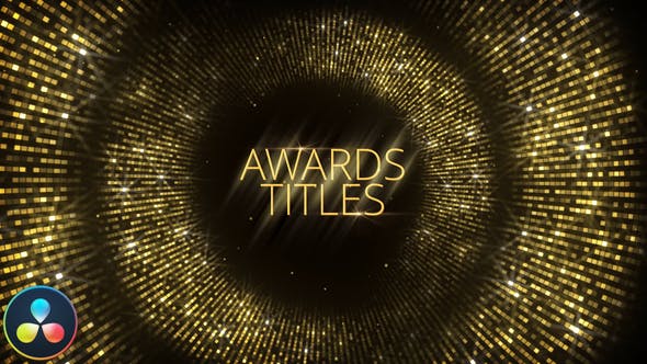 Awards Titles DaVinci Resolve - Download 30723741 Videohive