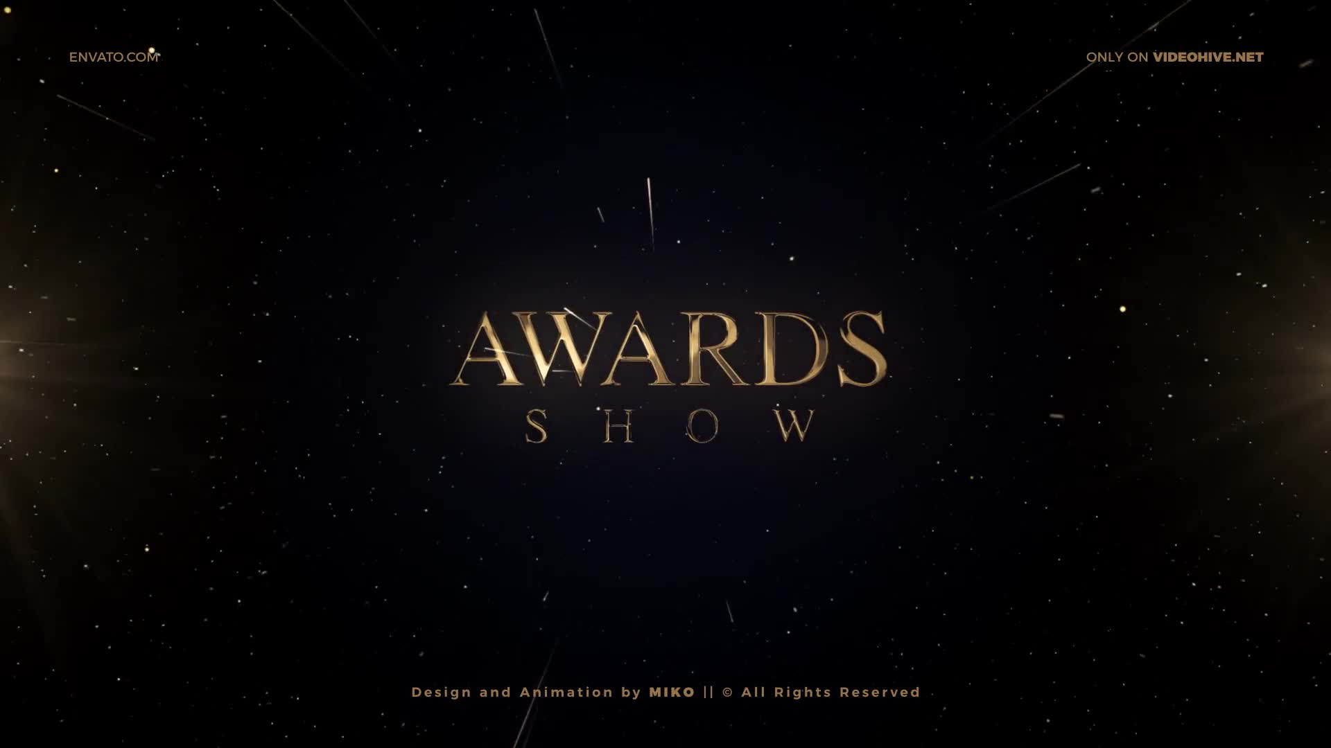 Awards Titles Gold Videohive 24991064 After Effects Image 1