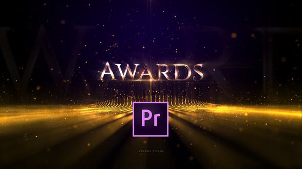 Awards Titles Golden Lines - 23601050 Videohive Download