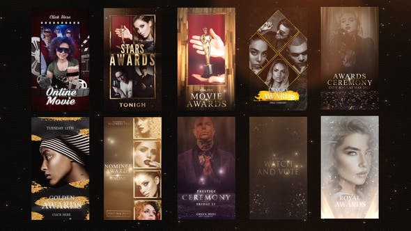 Awards/Gold Luxury Instagram Stories - Videohive Download 31560460