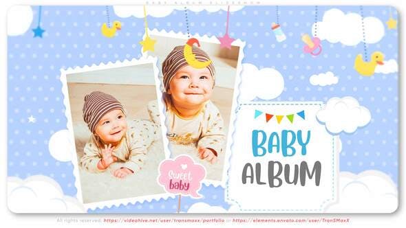 Baby Album Slideshow - 35002531 Videohive Download