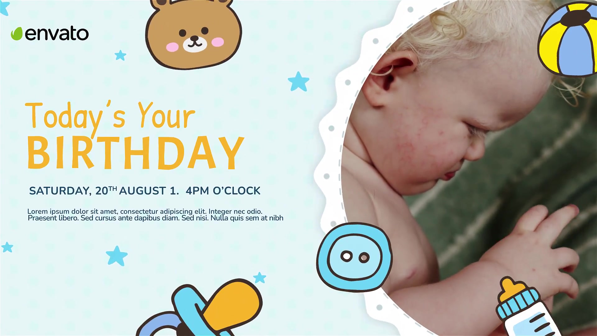 Baby Birth Shower Birth album Videohive 37837184 After Effects Image 4