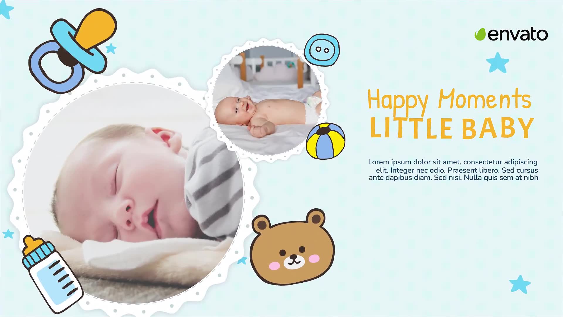 Baby Birth Shower Birth album Videohive 37837184 After Effects Image 7