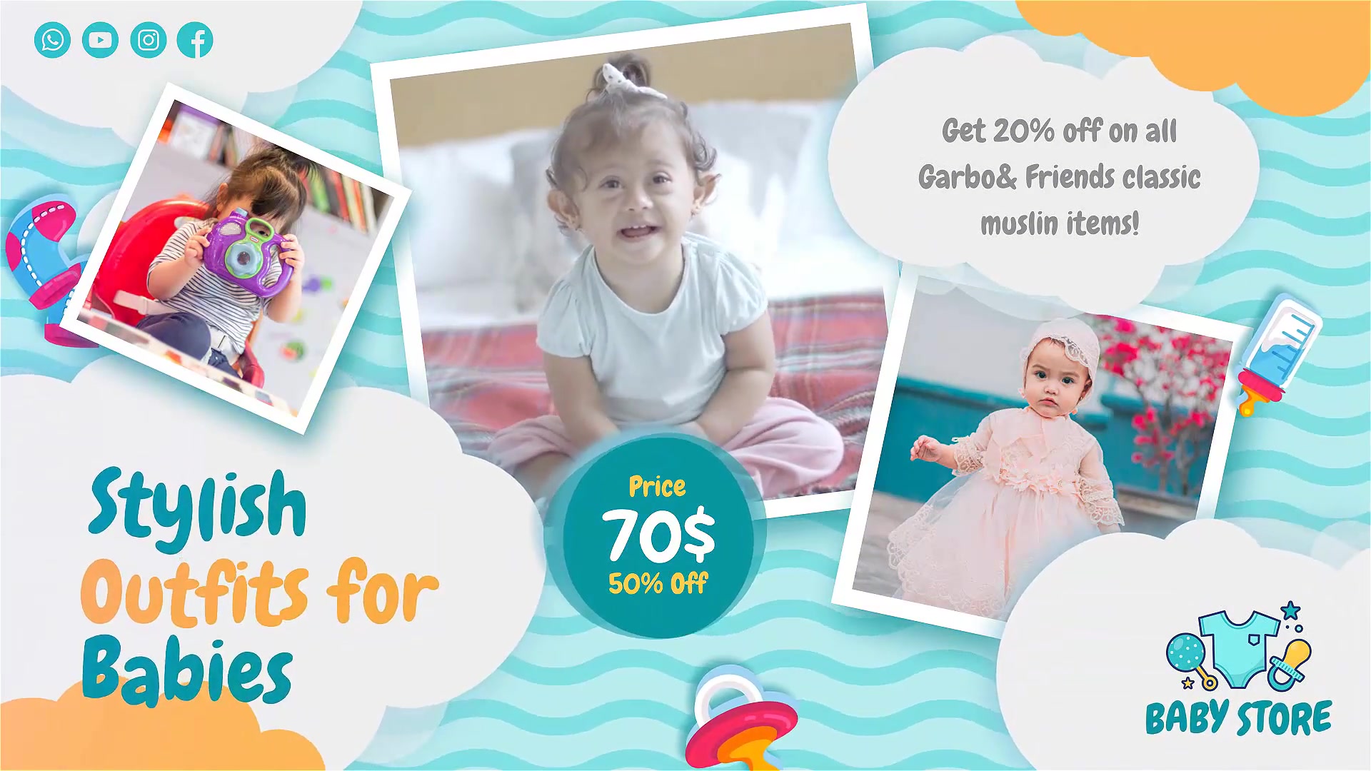 Baby Clothing Store Promo Videohive 35351184 Premiere Pro Image 3