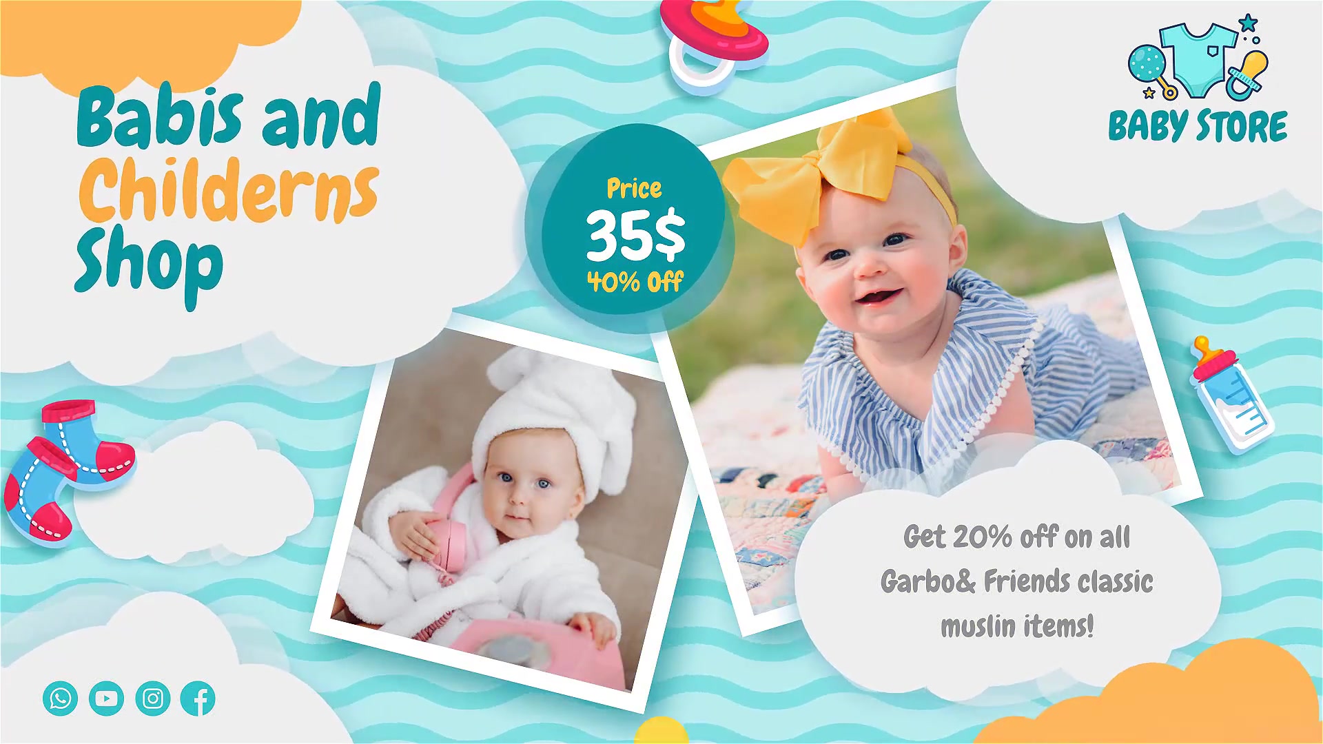 Baby Clothing Store Promo Videohive 35351184 Premiere Pro Image 4