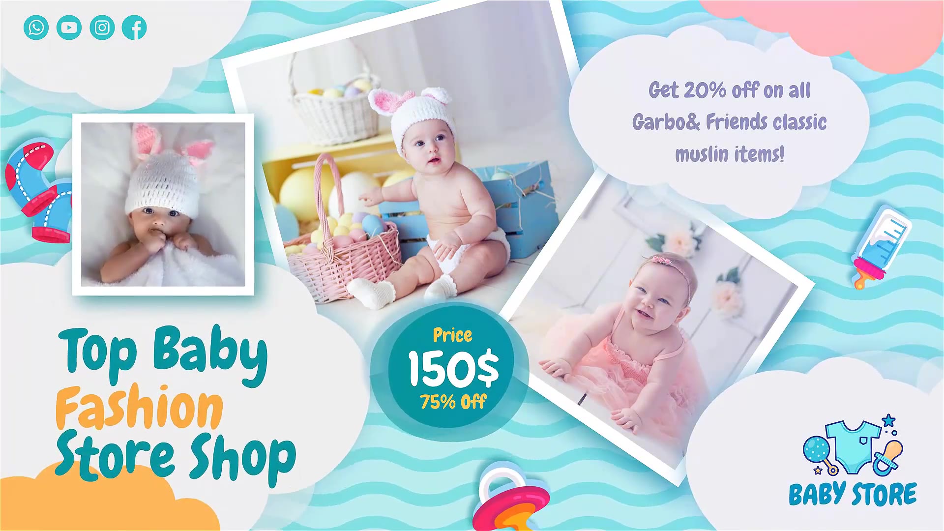 Baby Clothing Store Promo Videohive 35351184 Premiere Pro Image 7