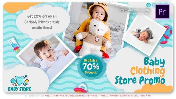 Baby Clothing Store Promo - 35351184 Download Videohive