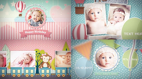 Baby Photo Album Birthday - Download Videohive 14648981