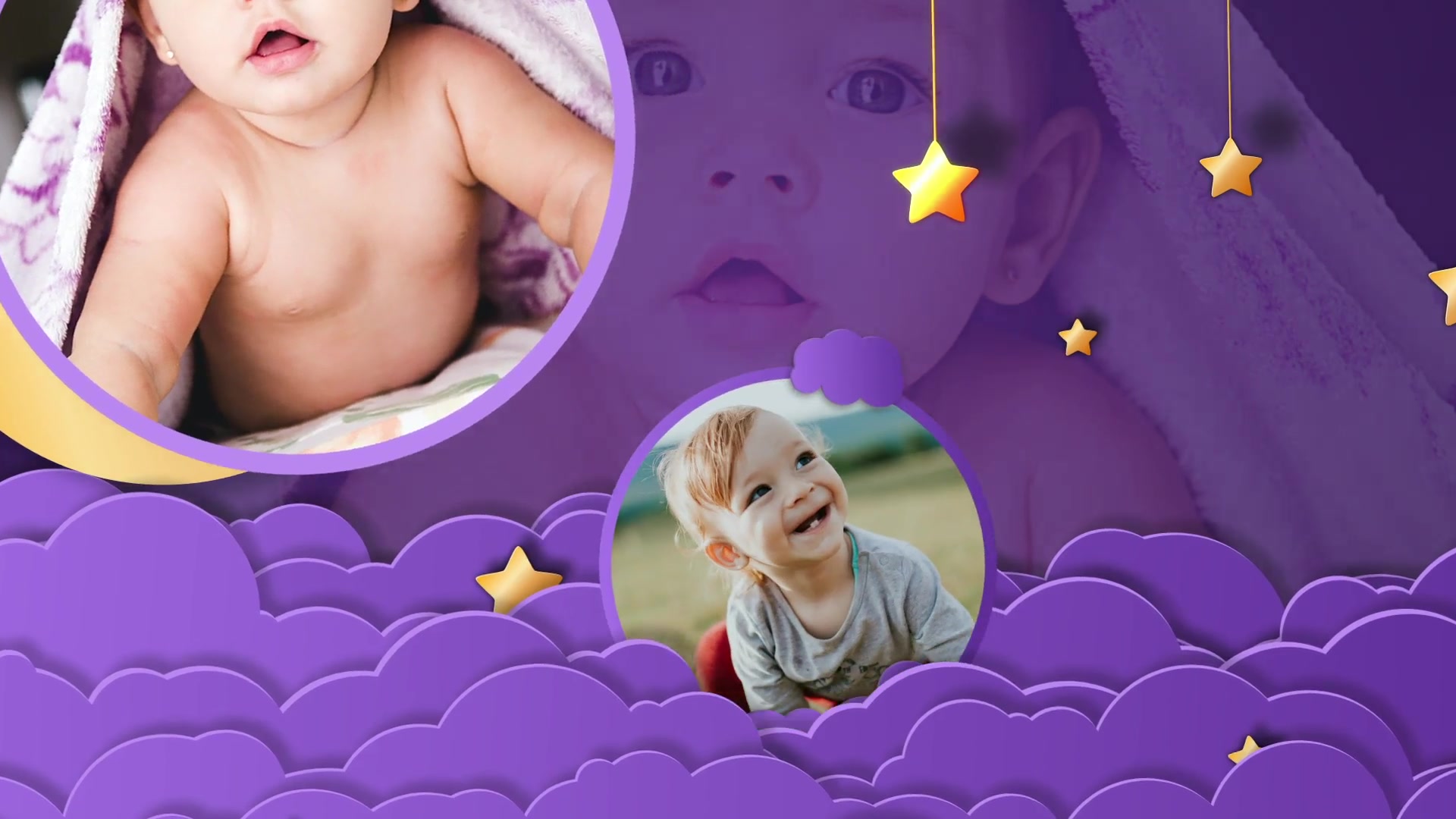 Baby Photo Album Nightly Slideshow Videohive 34718502 After Effects Image 4