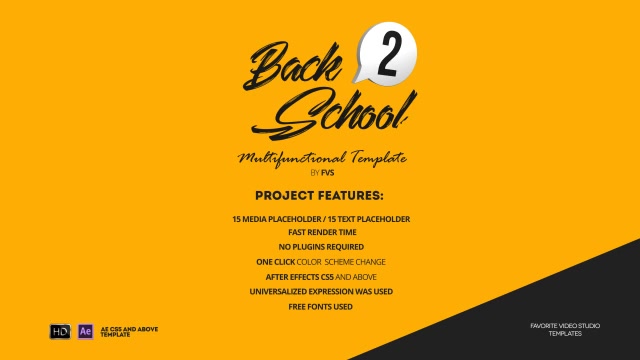 Back 2 School Broadcast Pack Videohive 20496690 After Effects Image 12