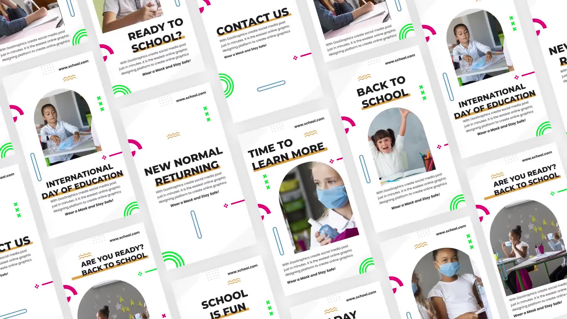 Back School Instagram Story Pack Videohive 33992205 After Effects Image 1