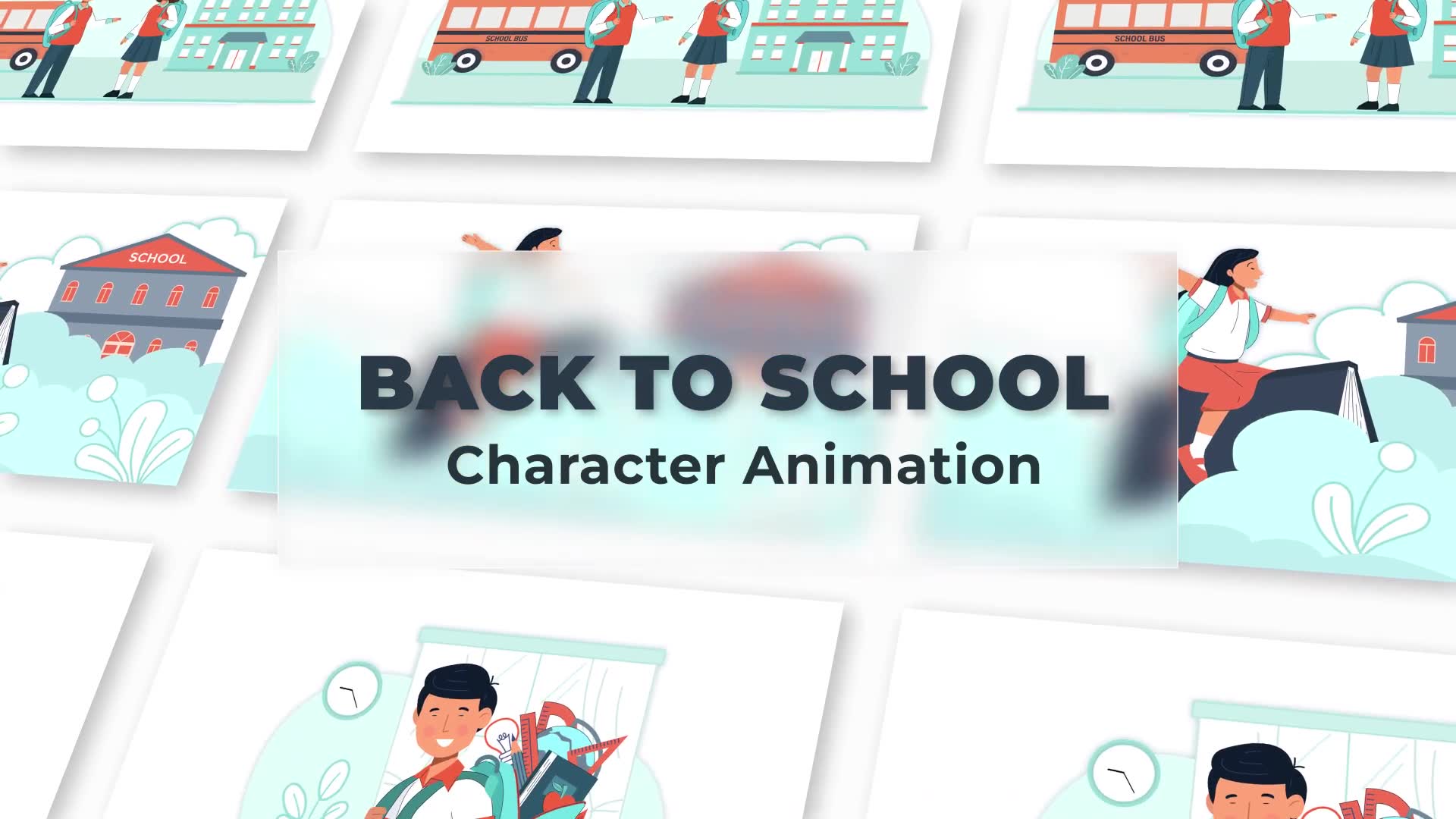 Back to School Character Animation Scene Pack Videohive 37070882 After Effects Image 2