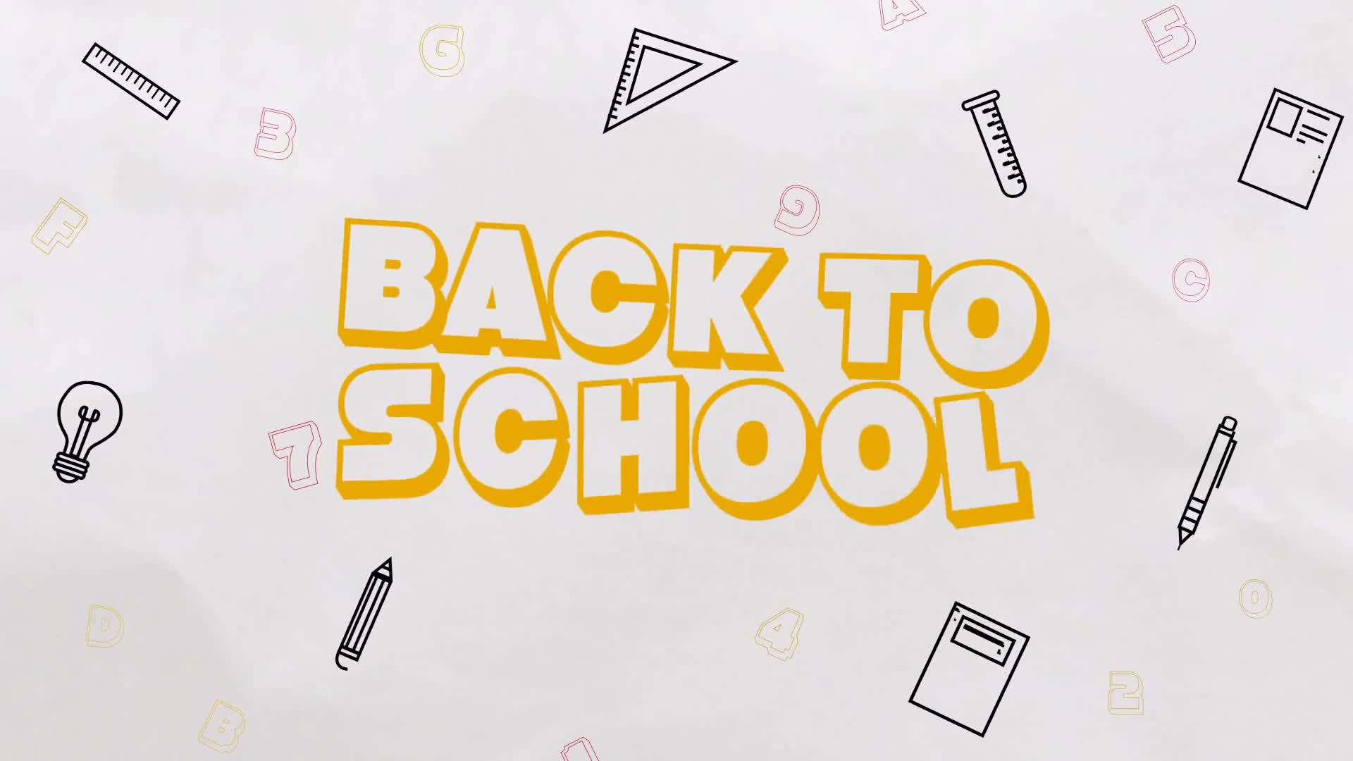Back To School Creative Opener Videohive 38869339 After Effects Image 1