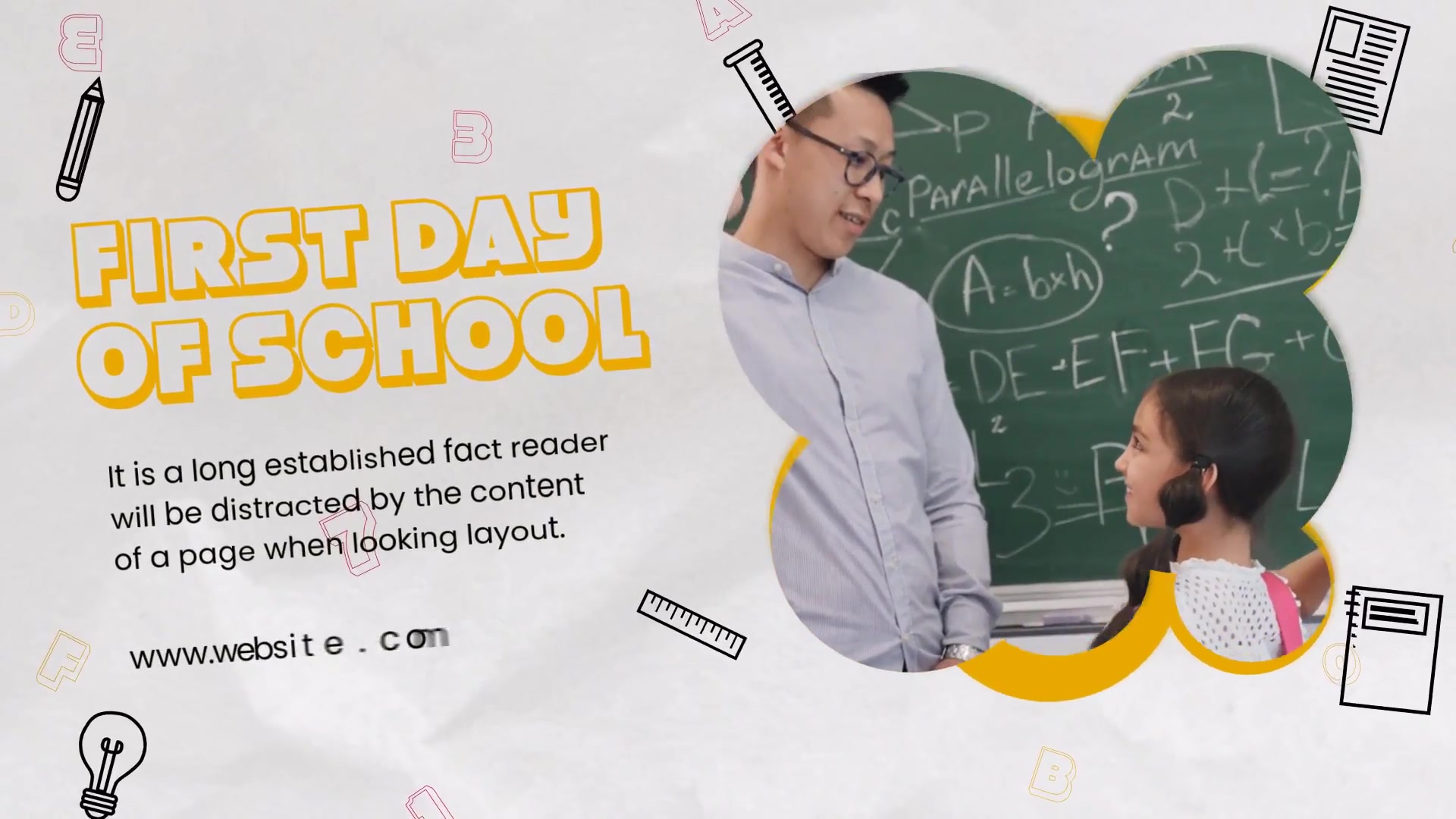Back To School Creative Opener Videohive 38869339 After Effects Image 5
