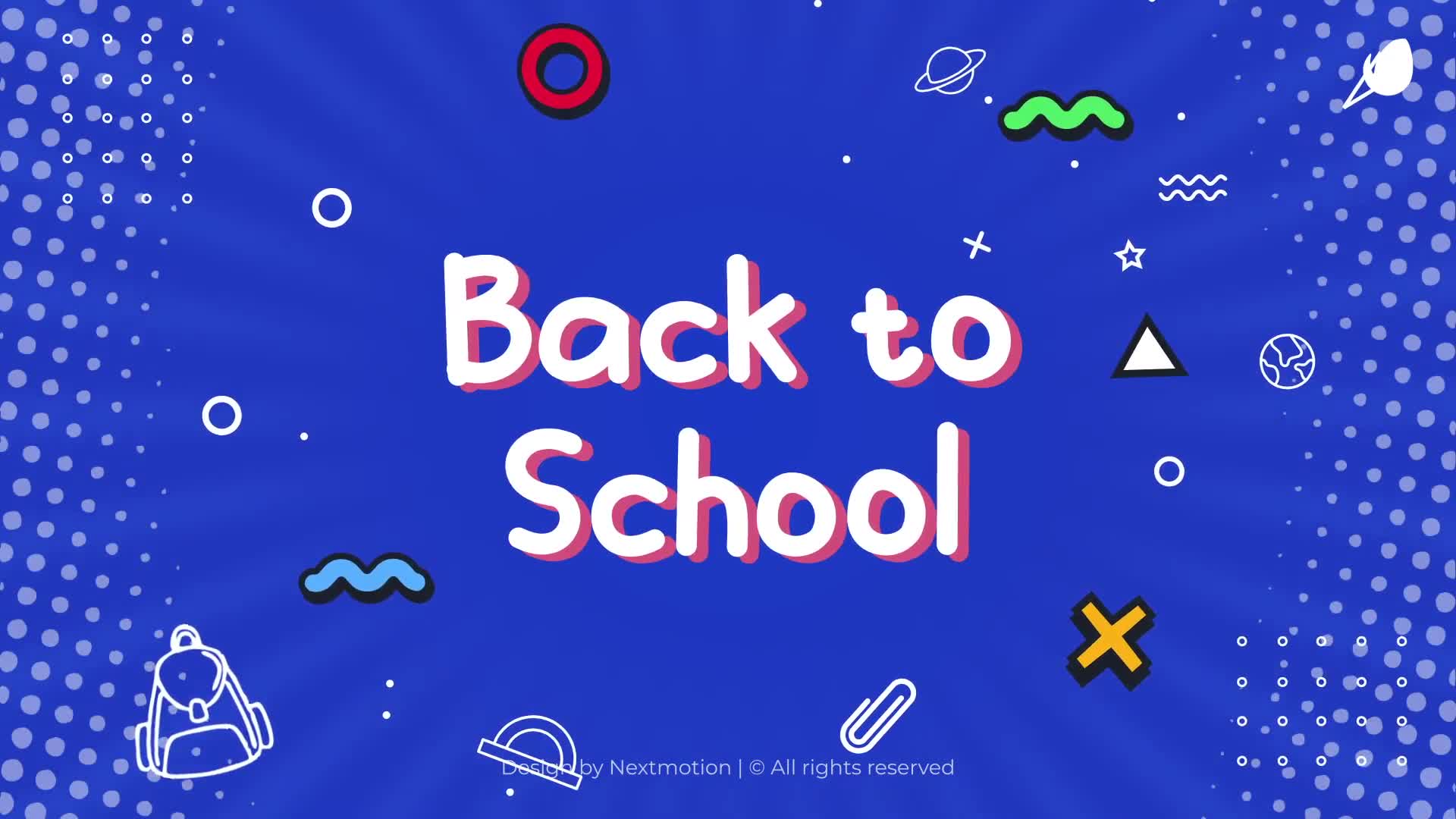 Back to school Videohive 33546089 After Effects Image 1