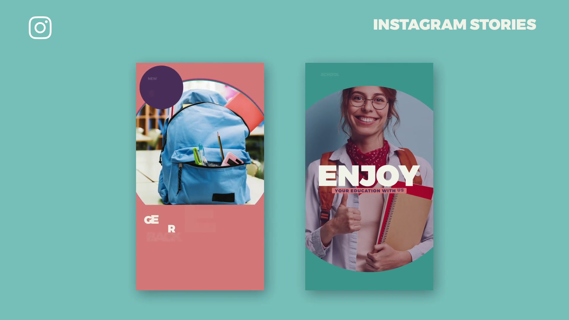 Back To School Instagram Post & Story B107 Videohive 33357591 After Effects Image 12