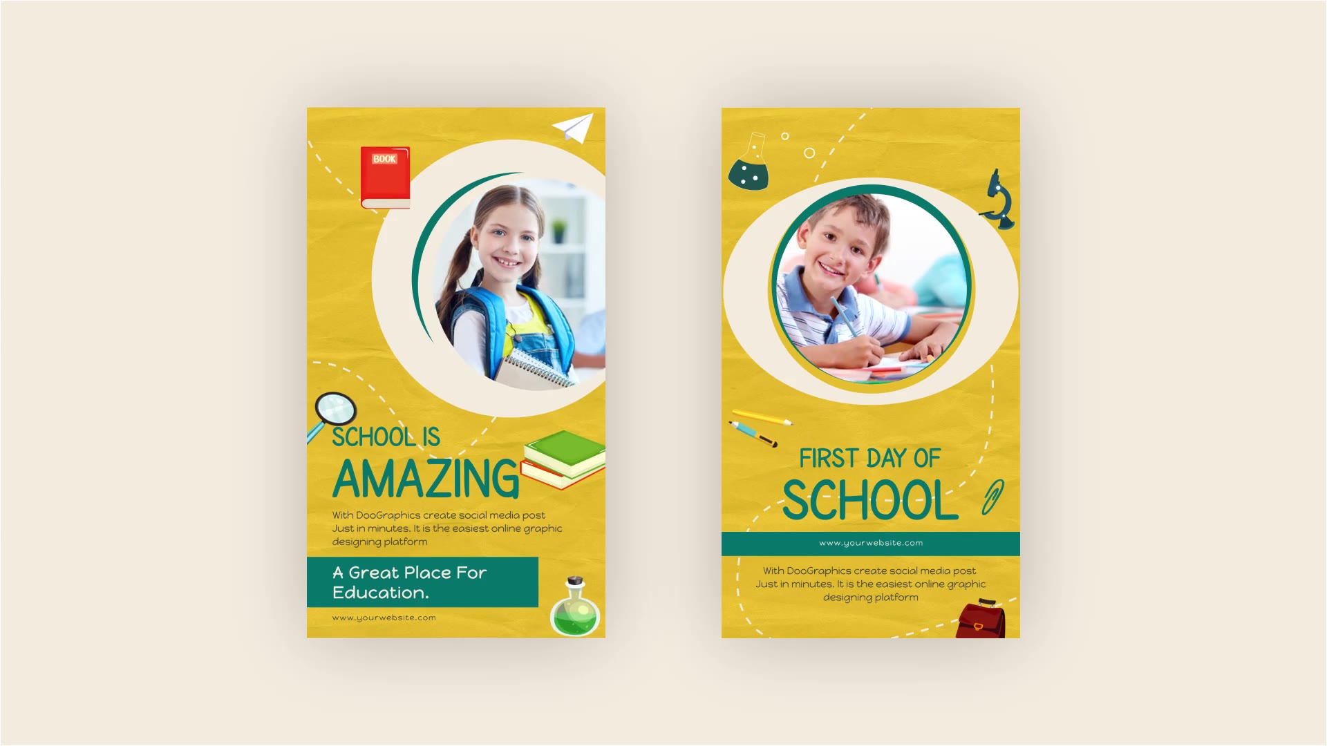 Back To School Instagram Stories Videohive 33966203 After Effects Image 3
